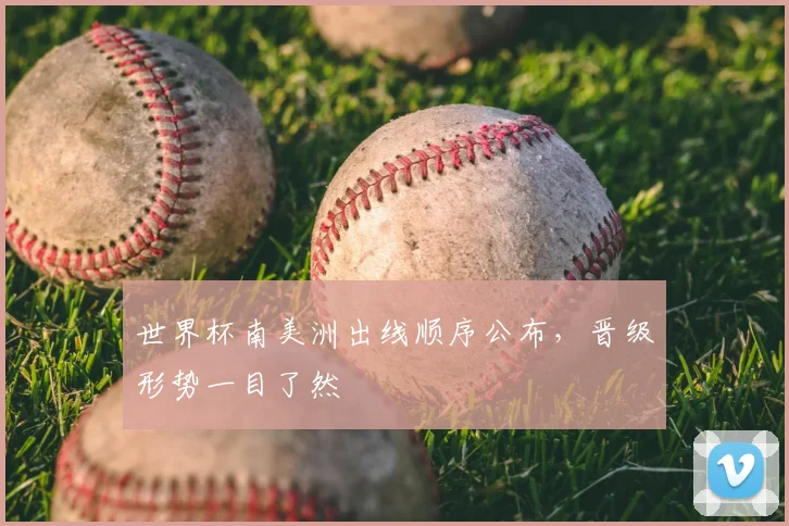 世界杯南美洲出线顺序公布,晋级形势一目了然